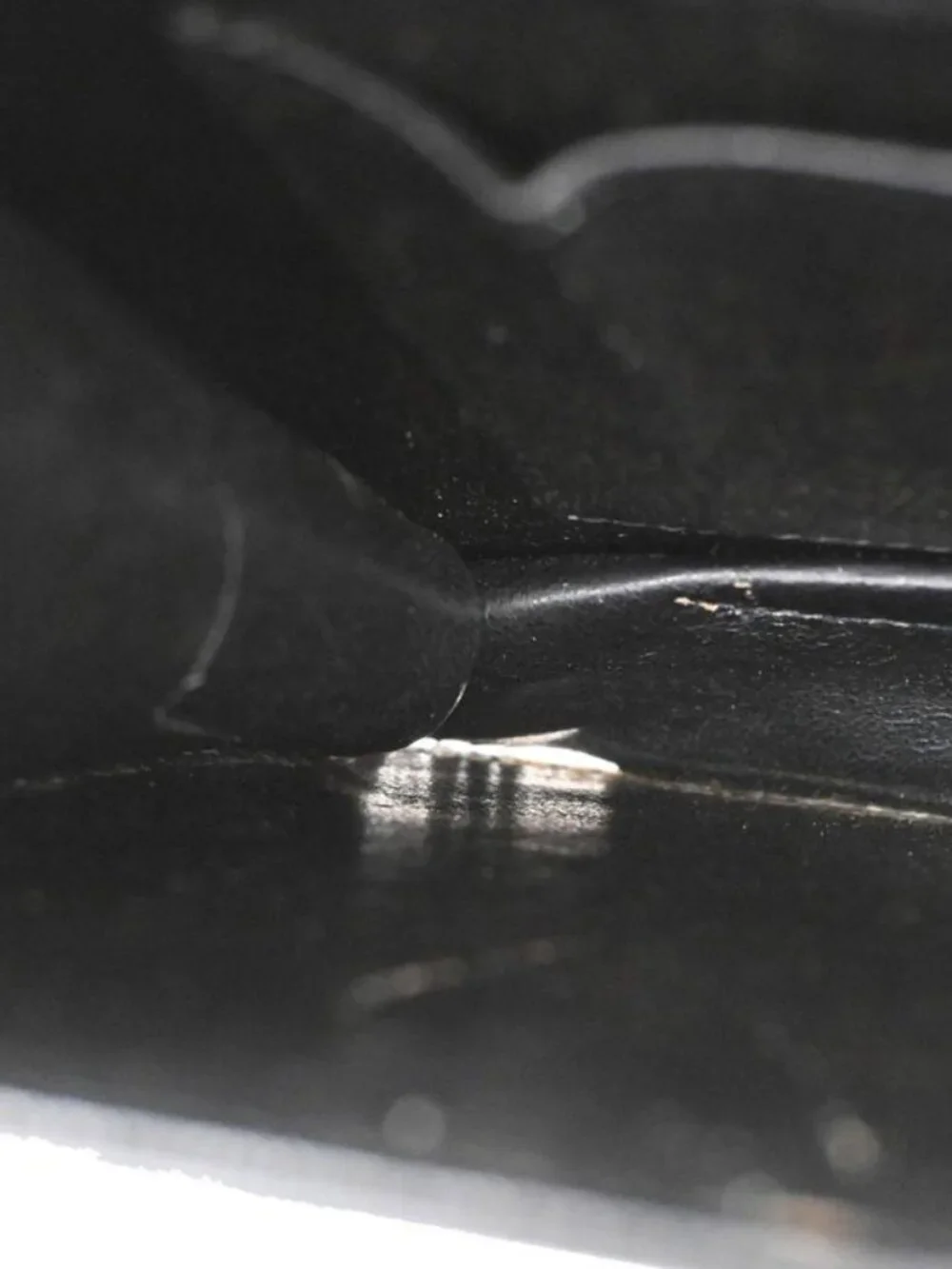 Celine Carriage Shoulder Bag Leather Black 67 Fa291 - Picture 13 of 15